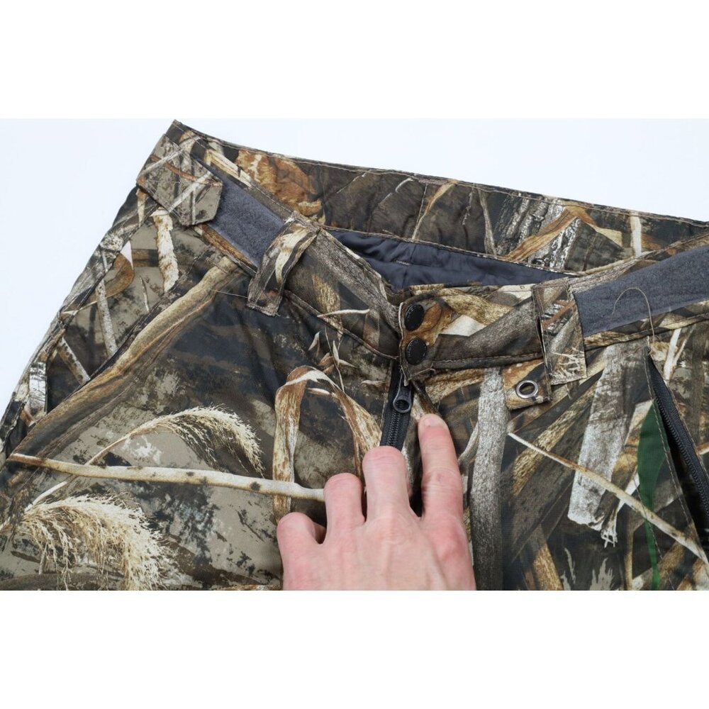 Vintage Boys Size Large Double Knee Realtree Camouflage 5K Insulated Snow Pants - Picture 7 of 12